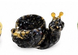 Emerald Snail Organite Bowl