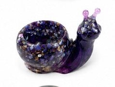 Emerald Snail Organite Bowl